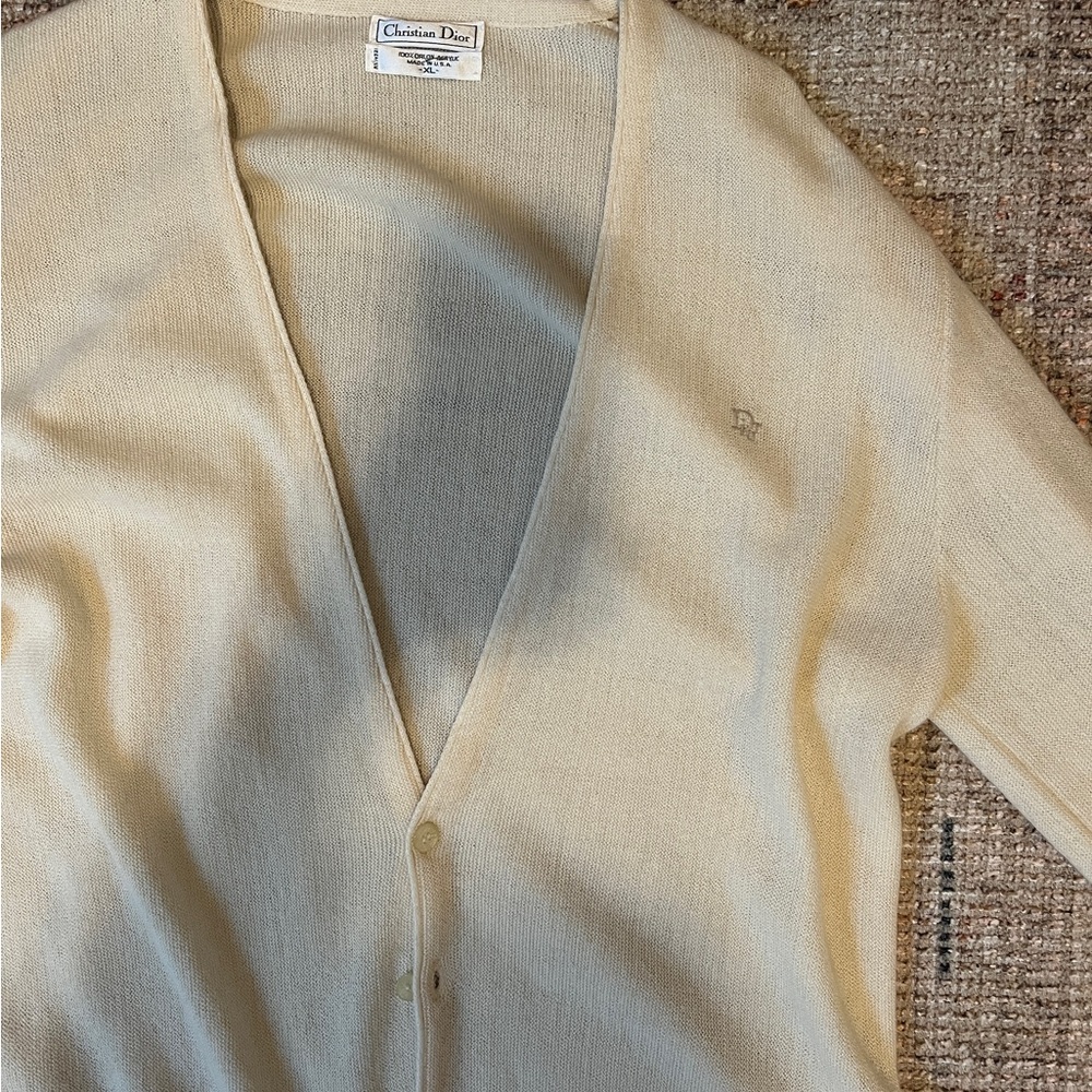 Vintage Christian Dior Sweater Cashmere
